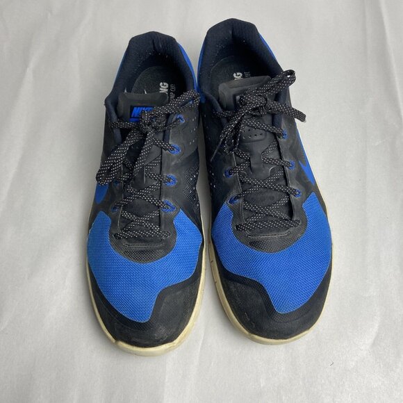 Nike Flywire Metcon 2 Cross Training Shoes Mens 12.5 Blue Black Sneakers Trainer - Picture 4 of 13